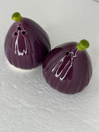 Salt & Pepper Pots Fig Shaped