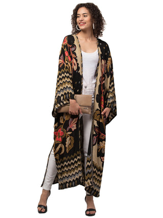 Petunia Power - Couverture style veste kimono à points épais