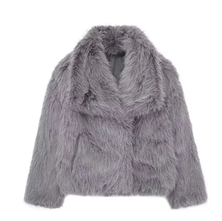 Winter Plush furry Coat - Hstrends