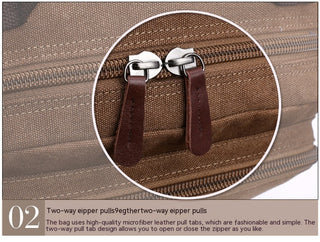 Large Capacity Canvas Washing Bag for Men and Women