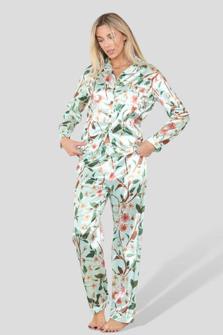 MINT FLORAL PYJAMA SET