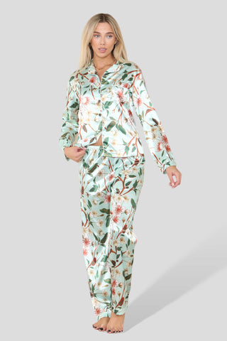 MINT FLORAL PYJAMA SET