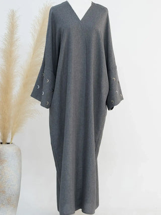 Modern Style Abaya Maxi Dress