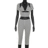 Black dots on white background