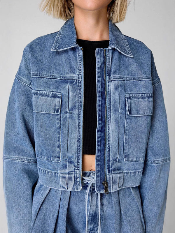 Women's High-Waisted Loose Slimming Short and Jacket set