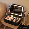 【Large and elegant black】Full screen mirror + LED light ring