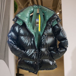 Men Shiny Short Down Thickened Jacket