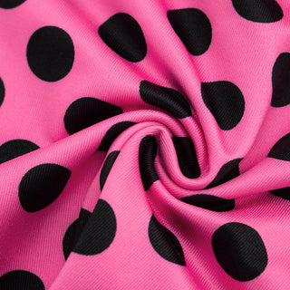 Polka Dot Print Short Casual Suit 3pc set