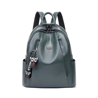 Genuine Leather Cowhide Large Capacity Casual Travel Backpack  For Women