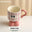 Little Monster Mug-Pink Plaid