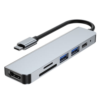 Six-in-one Docking Station Usb C Hub3.0 Applicable To MacBook Notebook Type-c Docking Station