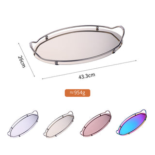 Stainless Steel Oval Tray