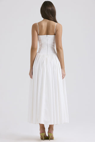 Fairy-Like Elegance,  Slimming Floral Spaghetti Strap Dress