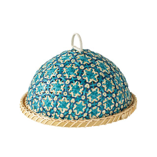 Handmade Rattan Woven Nanyang Style Fruit Plate Bread cover Basket Round With Lid