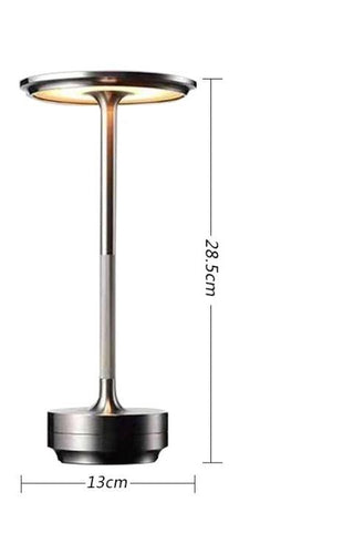 Rechargeable Led Aluminium Table Lamp - Hstrends