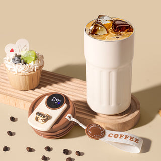 Temperature Measuring Stainless Steel Coffee Cup Travel mug