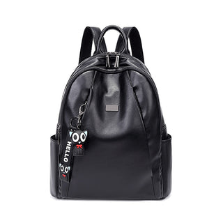 Genuine Leather Cowhide Large Capacity Casual Travel Backpack  For Women