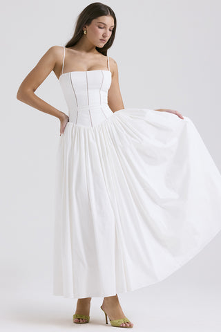 Fairy-Like Elegance,  Slimming Floral Spaghetti Strap Dress