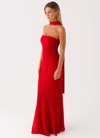 Broken flower Fishtail dress Tight Waist Slimming maxi dress