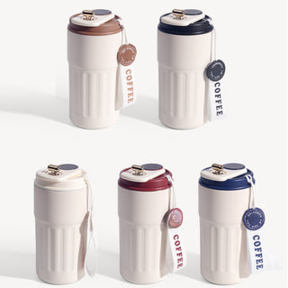 Temperature Measuring Stainless Steel Coffee Cup Travel mug