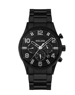 Police Mens Addis black Chronograph multifunction Watch - Premium Accessories from Police - Just £159! Shop now at hstrends