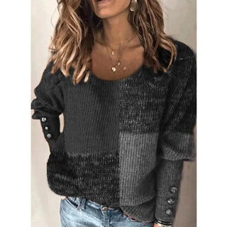 Pullover Long Sleeve Contrast Top3