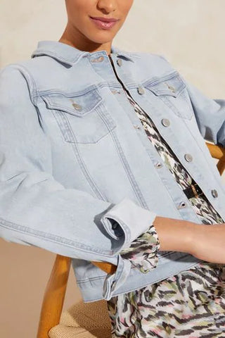 Love & Roses pale Wash Denim Jacket - Premium Denim Dresses & Jackets from Love & Roses - Just £35! Shop now at hstrends