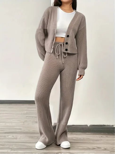 ChicKnit Women's Sweater Set - Hstrends