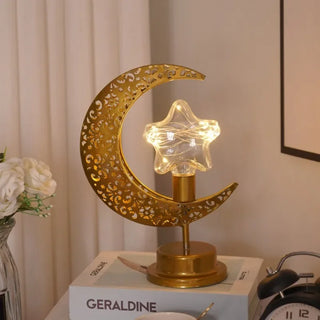 Ramadan Desk Lamp Led Moon Lamp Decoration for Home Metal Ramadan Kareem.