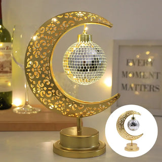 Ramadan Desk Lamp Led Moon Lamp Decoration for Home Metal Ramadan Kareem