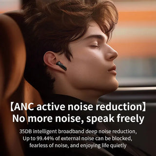 Touch Screen wireless ANC Noise Cancelling Bluetooth earphones