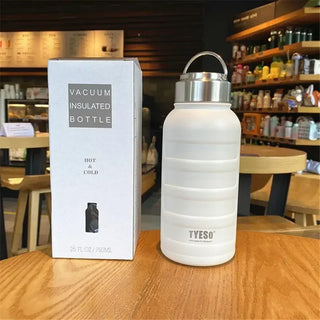 Tyeso Thermos Water Bottle 1000ml 750ml 360ml Double Stainless Steel Vacuum Flask
