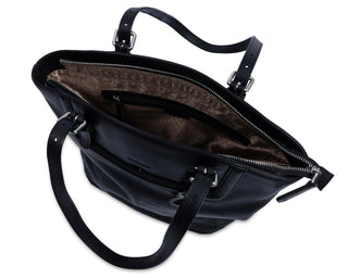 Sienna Zip Top Tote Shopper Bag for Women - Handmade by Saddler