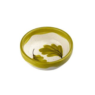 Oak Leaves Ceramic Dip Bowl