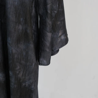 Tie-dye Printed Kaftan Robe Cardigan style Kimono Abaya dress