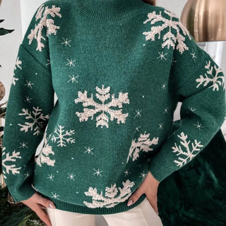 Christmas Snowflake Sweater /  pull over Jumper