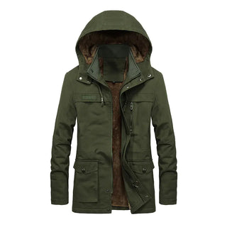 Men's Winter Fleece Thick Windbreaker Jacket