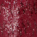 Yumi Burgundy Sequin Stretch Tunic Dress