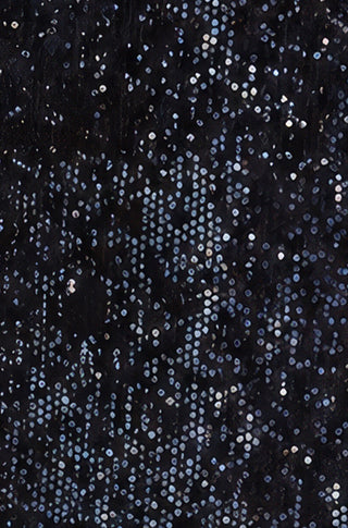 Yumi Navy Sequin Tunic Dress