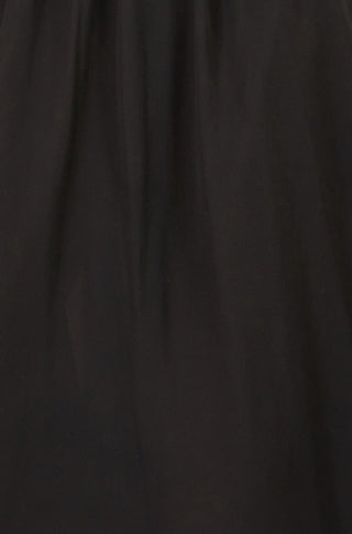 Yumi Black Midi Dress With Buckle Detail