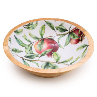 Pomegranate Mango Wooden Bowl 24cm 4PK - Hstrends