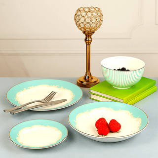 Alba Royal Bone China Dinner Set - 16 | 24 Piece - Hstrends