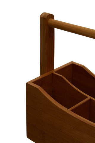 Aleki Bamboo Utensil Or Cutlery Holder - Hstrends