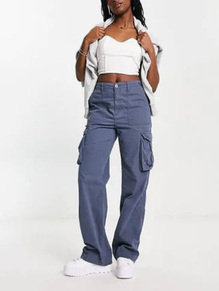 All - Day multi pocket long Straight Denim - Hstrends