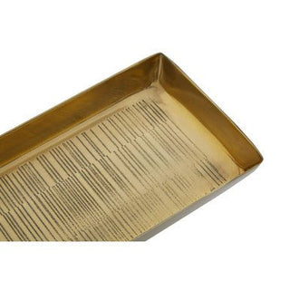 Allegra Gold Line Effect Bathroom Tray - Hstrends