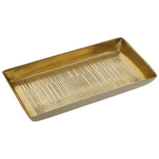Allegra Gold Line Effect Bathroom Tray - Hstrends