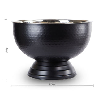 Ankara Black Finish Champagne Bowl - Hstrends