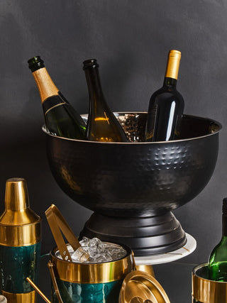 Ankara Black Finish Champagne Bowl - Hstrends