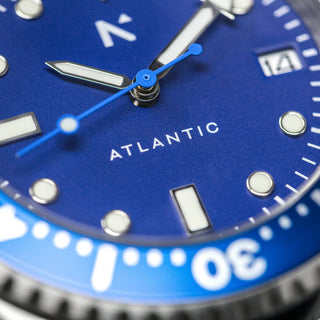 'Atlantic' Dive Watch (40mm) | Deep Night - Hstrends