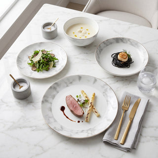Aurelia 16-Piece Fine Bone China Dinner Set - Hstrends